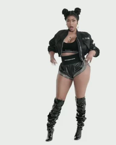 Celebrity Ebony Nicki Minaj clip