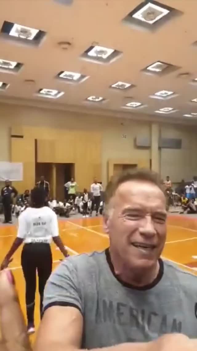 Arnold Schwarzenegger gets attacked in South Africa