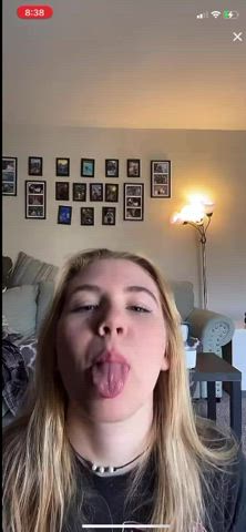 Ahegao TikTok Tongue Fetish clip