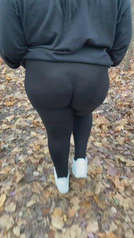 Big Ass Walking in the woods