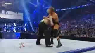 WWE Jeff Hardy 2 Finisher Moves Twist of Fate and Swanton Bomb on Triple H (No Mercy