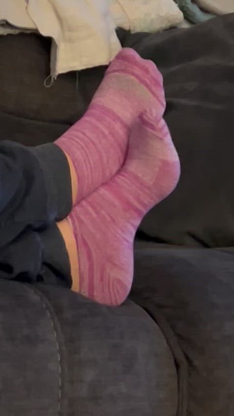 foot fetish socks wife clip