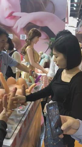 Asian Cock Dildo Sex Toy clip