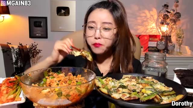 도로시_연안식당 꼬막비빔밥 해물파전 청양고추 먹방-6