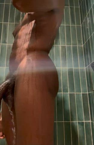 Monster BBC in the shower