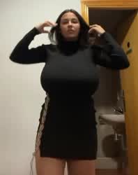 Dress Huge Tits Selfie Porn GIF by marioman50