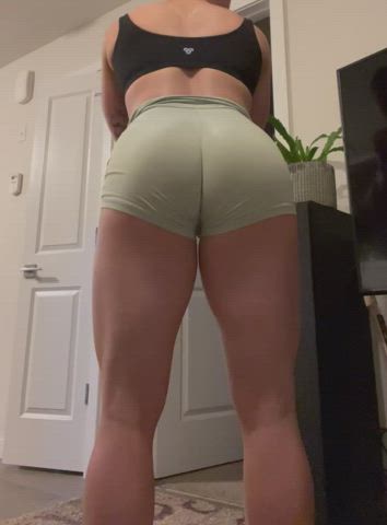 I love shaking my ass in my little shorts