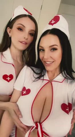 Angela - Nurse - POV Threesome