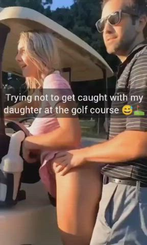 Playing Golf with Daughter