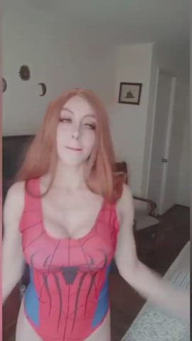 Big Tits Redhead Solo clip