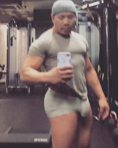 Asian Asian Cock Big Ass Big Dick Bubble Butt Gay Gym Sport Workout clip