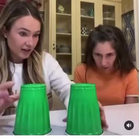 Showing mom magic trick