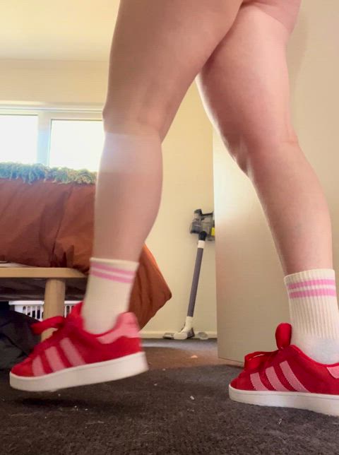 Did you even notice my new sneakers? 