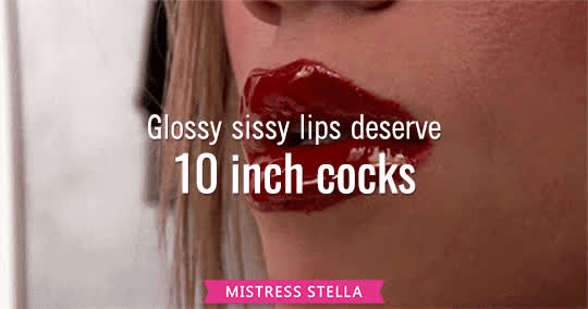 Make your mouth as equally inviting as a pussy for Alpha Male cock.
