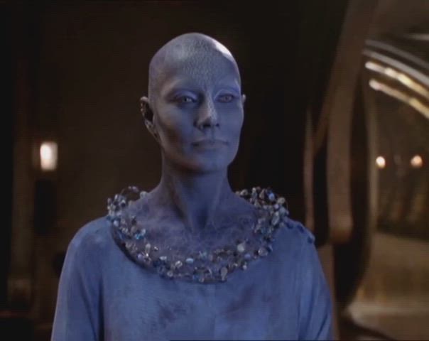 Virginia Hey as Zhaan in "Farscape" [2000]