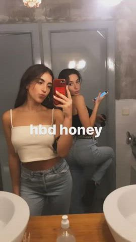 My friend (left, 20) and her sister (right, 18) get my cum all the time. Which one