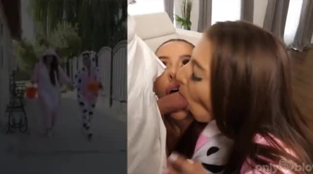 trick or treat blowjob (before after)