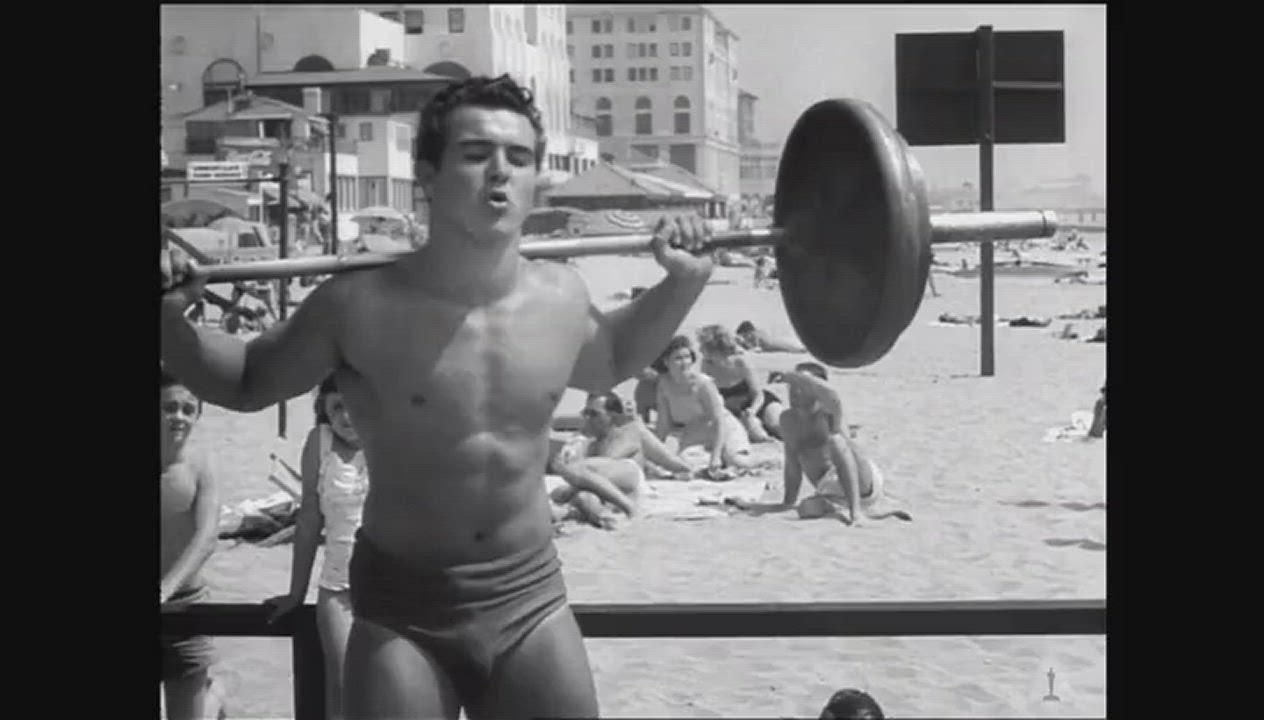 Beach Bikini Fitness Retro Vintage Workout clip