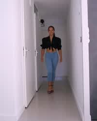 Booty Jeans Model clip