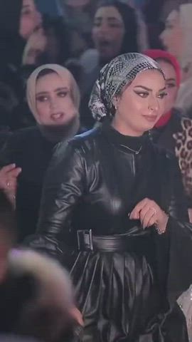 amateur arab dancing hijab homemade leather clip