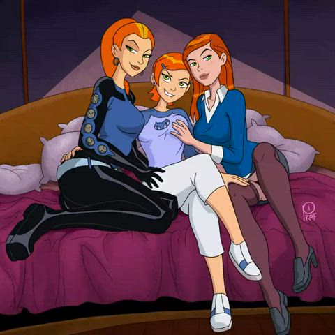 animation cartoon family hentai nude redhead rule34 teens threesome undressing rule-34