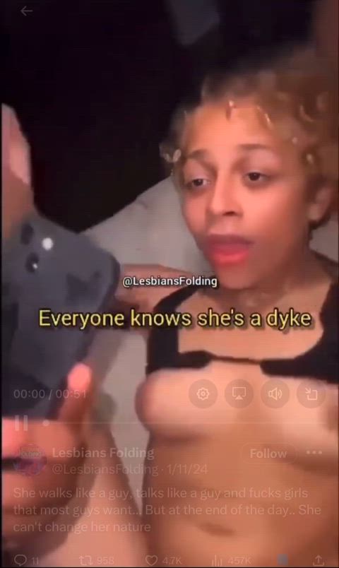 Dyke craves cock when is drunk