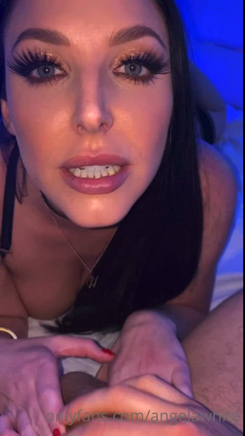 anal angela white blowjob deepthroat onlyfans orgasm pov clip