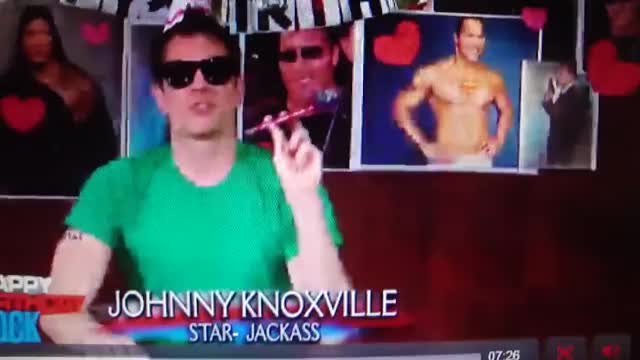 Johnny Knoxville Sings The Rock Happy Birthday Funny