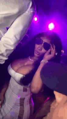 Big Ass Big Tits Bouncing Tits Celebrity Dress Ebony Glasses Nicki Minaj clip