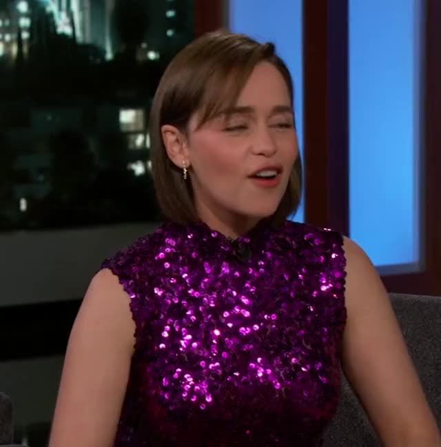 Emilia Clarke - Jimmy Kimmel