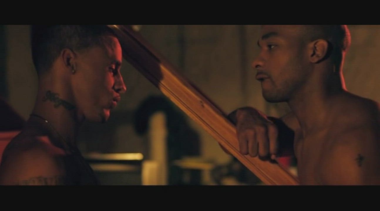Joshua Randle and Anthony Burrell in The Skinny (Film)