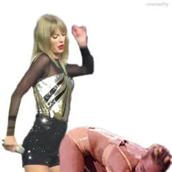 Celebrity Miley Cyrus Taylor Swift Twerking clip