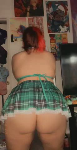 this is my first skirt, do you like how my ass bounces?