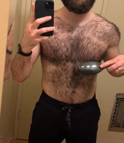 Don't mind me, just brushing my chest