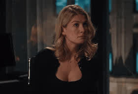 Boss wants to know why sales are down this month... [Rosamund Pike]