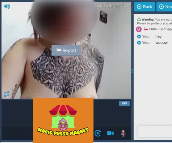 Tattoed slut shows off for strangers