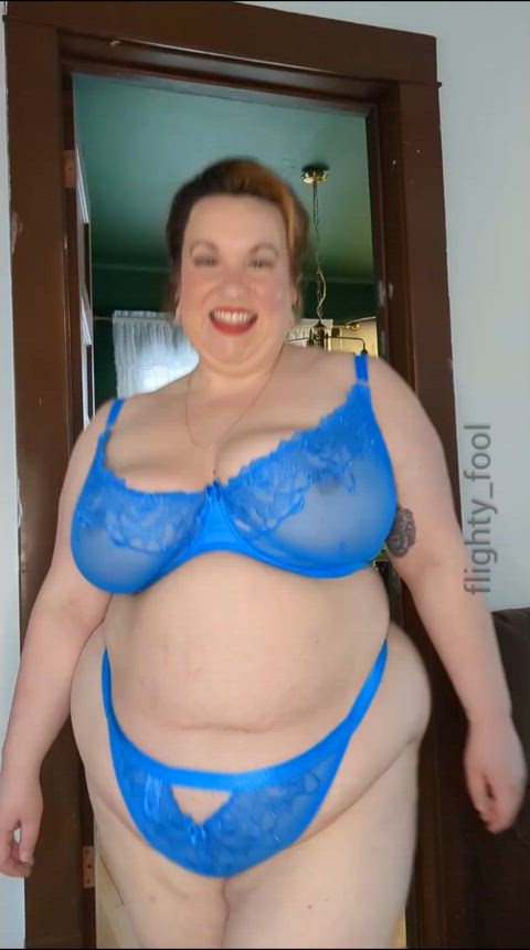 bbw big tits lingerie ssbbw see through clothing curvy clip