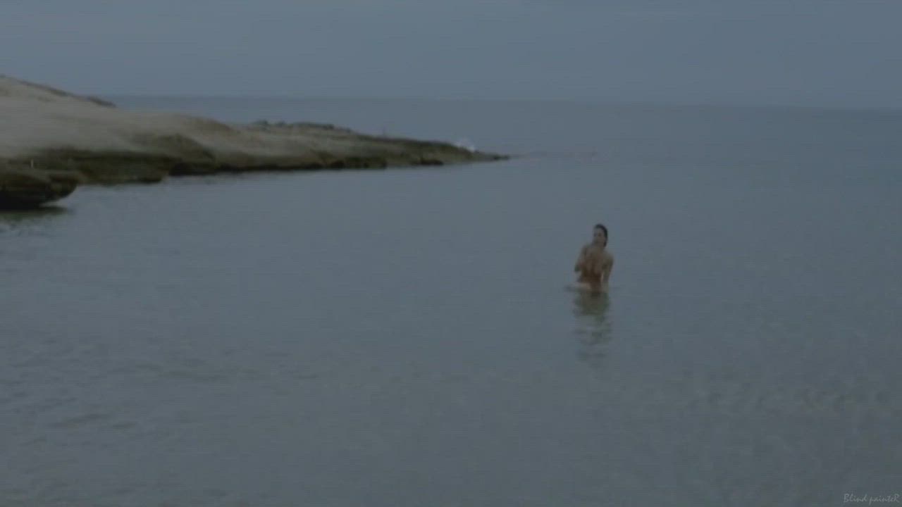 A doctor in Almería, Spain, skinny dipping in the lake before her shift... (Elena