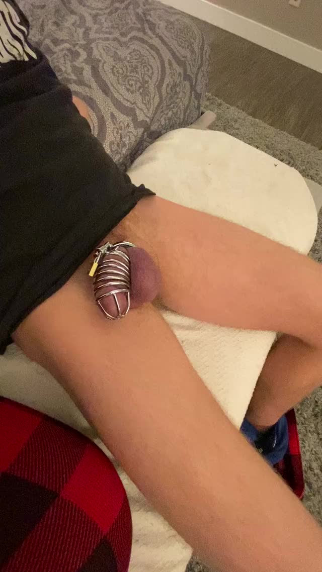 Haha pathetic little penis. Sit in the corner and watch me get fucked by a real cock.