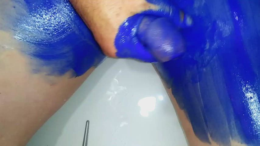 Art Cock Jerk Off Shaved Shower clip