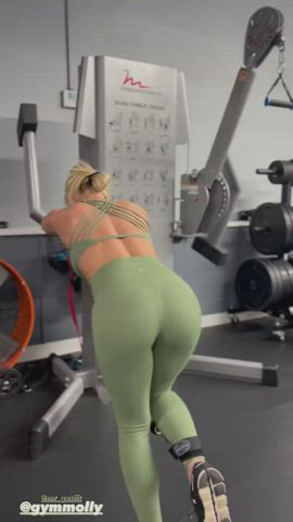 Ass Blonde Workout clip