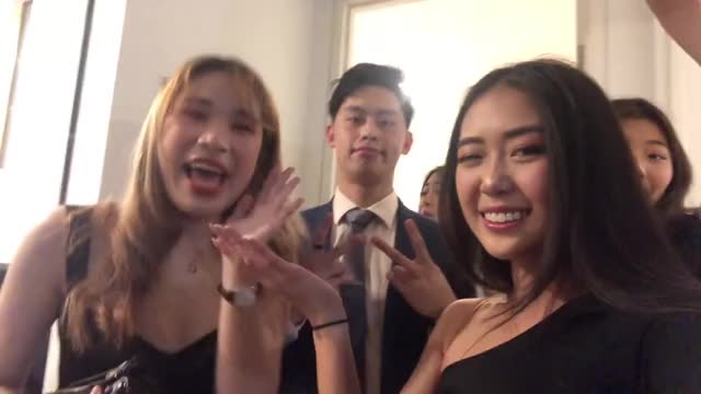 Cute Asian Australian girl goes to prom (!!!) in this insanely revealing dress [PART