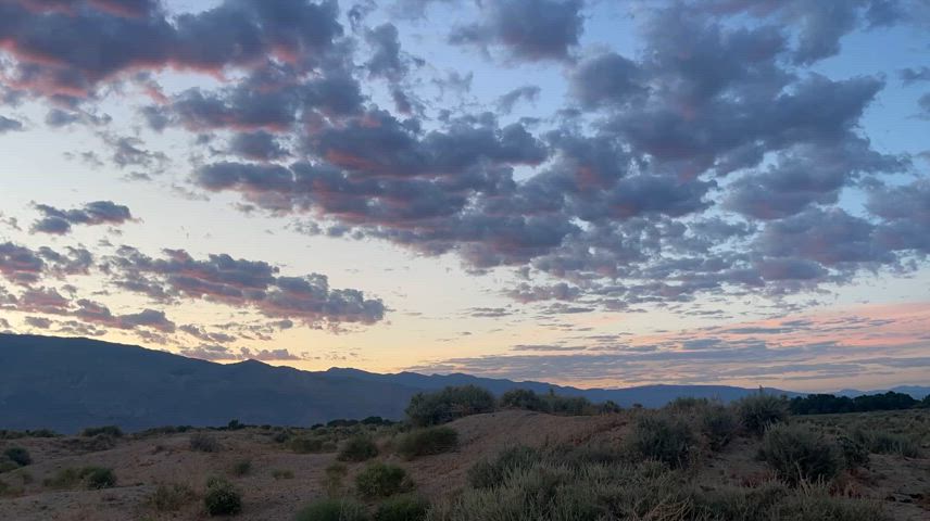 Sunrise on the clouds 