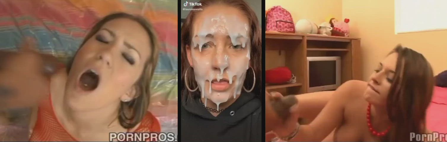 BBC Bukkake Cumshot Facial TikTok clip