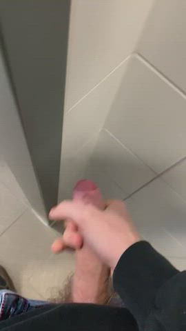 Cumming inside my school toilet