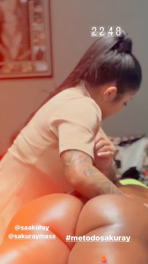 ass big ass big tits brazilian celebrity massage muscular girl clip