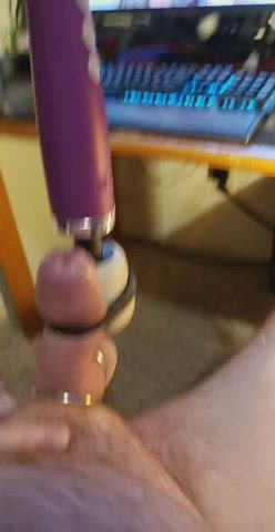 Cumshot Hands Free Male Masturbation Vibrator clip