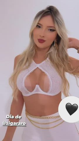 blonde boobs brazilian clip