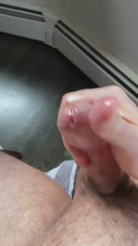 Big Dick Cum Cumshot Daddy Hairy Jerk Off Male Masturbation Solo clip