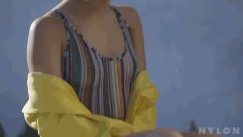 Cute See Through Clothing Tease clip